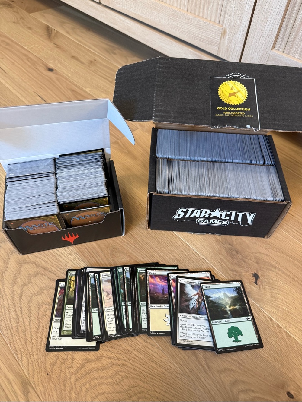 Magic the Gathering Land Station and Star City Cards